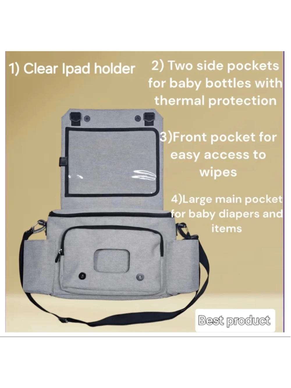 NEW Baby diaper bag organizer for baby stroller Car organizer